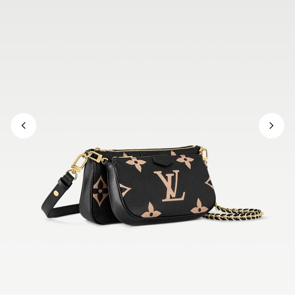 Louis Vuitton Multi Pochette Accessoires Bicolore Monogram Empreinte M45777